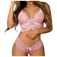 Ladies sexy Abby lace lingerie set