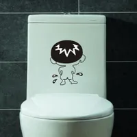 Vtipná koupelnová samolepka - 5 variant