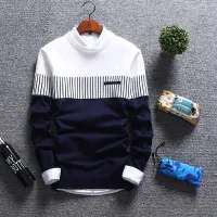 Férfi őszi színes trendi kötött pulóver - további változatok
