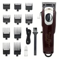 Professional men's hair and beard machines with USB charging and self-adjustable blade