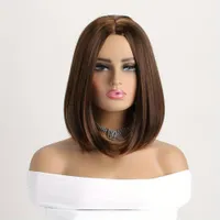 Short straight wig Bob - synthetic wig - ideal for beginners - heat resistant