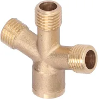4-way cross-connect hose divider