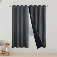 Thermal and acoustic insulation curtains - modern decoration for doors and windows, insulated, windproof