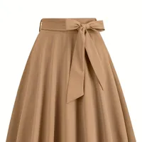 A-cut skirt with bow in front