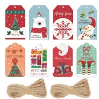 50 ks roztomilých vánočních kartiček na dárky