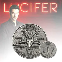 Lucifer Morningstar pamětní mince