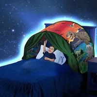 Bst Children's tent above bed - dinosaur