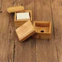 Bamboo soap case