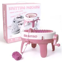 Children's hand needle knitting machine with 40 needles