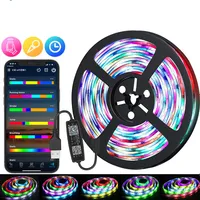 Bandes LED d'intérieur avec télécommande - 1m