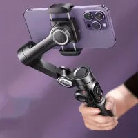 Folding 3-axis gimbal on your phone: Change shakes to smooth videos