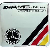 Sticker metalic Mercedes AMG 6 cm