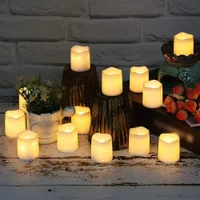 Set of artificial LED candles - 12 pcs
