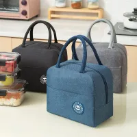 Sac à lunch en toile isolant thermique portable pour enfants à l'école