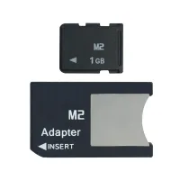 M2 memory card with adapter