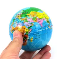 Modern antistress foam ball with the theme of the globe Armando