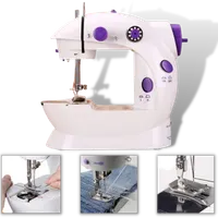 Portable electric sewing machine