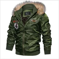 Katonai téli kabát Gyilkos Férfi vastag széldzseki Air Force Flight Jacket Férfi taktikai kabát kapucni Jaqueta férfias