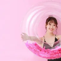 Inflatable ring with feathers 60/70/80/90/120 cm