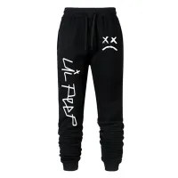 Men's modern sweatpants with Lil print