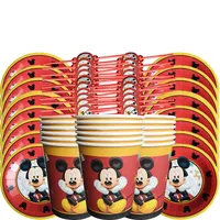 Narodeninová dekoratívna sada s potlačou Mickey Mouse - 56 ks