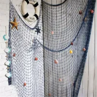 Hanging decorative fishing net