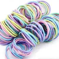 Thin hair elastics - 100 pcs