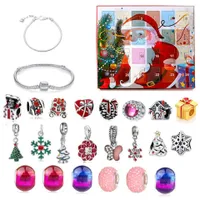 Christmas Advent Calendar - bracelet bead pendants