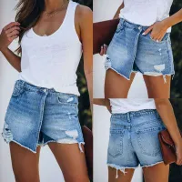 Women's Summer Denim Shorts Skirt