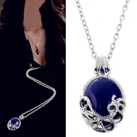Women's modern necklace with Vampire Diaries motif
