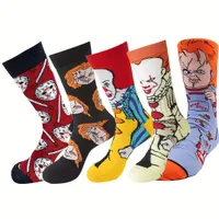 Pánské ponožeky s potiskem hororových postav