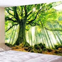 Hanging tapestries on the wall - landscape