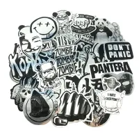 Black and white stickers 50 pcs E 161 g