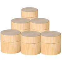 Naturalne bambusowe pojemniki na kosmetyki