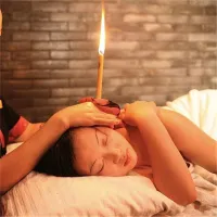 Set of ear candles against sebum - 10 pcs