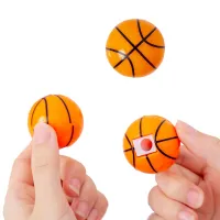 Modern pencil and crayon sharpener in the shape of a basketball