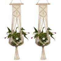 Hanging jute holder Retro