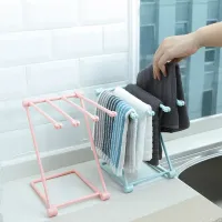 Praktický mini stojan na kuchynské uteráky a handry - niekoľko farebných variantov