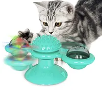 Rotating interactive toy for cats