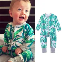 Newborn transitional onesies / pajamas with motif for boys