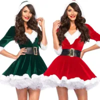 Costume de Noël sexy pour femme avec motif de Santa