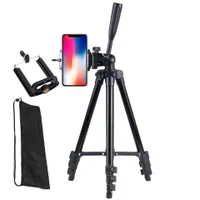 Adjustable phone tripod