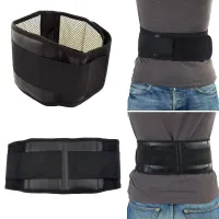 Lumbar heating belt with tourmaline for back pain
