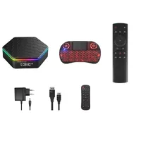 Android TV box 4/32 GB cu telecomandă vocală și tastatură