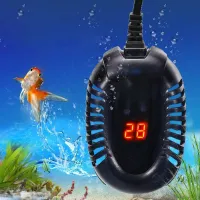 Water heater for aquariums with adjustable temperature