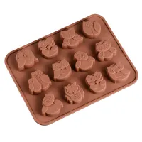 Formă pentru ciocolată model bufniță