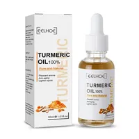 100% Ulei de turmeric pentru față - Ulei iluminator din turmeric, Ulei anti-îmbătrânire pentru față, Anti-Aging, Împotriva petelor pigmentare, 30 ml