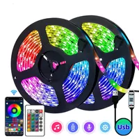 Magic LED tapes with music - 5050 RGB, colours according to mood, for home, garden and party