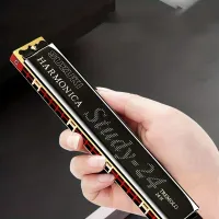 Harmonica 24 holes: Professional performance For beginners and adult students