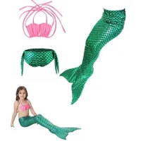 Girls swimsuit with mermaid tail